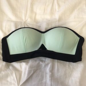 PINK strapless Bikini Top